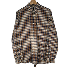 Load image into Gallery viewer, Aquascutum House Check Long Sleeved Shirt - Medium (M) PTP 20&quot;
