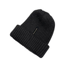 Load image into Gallery viewer, Paul and Shark Bretagne Grey 100% Wool Ribbed Beanie Hat - One Size Fits All
