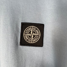 Load image into Gallery viewer, Stone Island Light Blue Short Sleeved Logo T-Shirt - Double Extra Large (XXL) PTP 24&quot;
