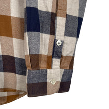 Load image into Gallery viewer, Aquascutum Block Check Flannel Long Sleeved Shirt - Extra Large (XL) PTP 22&quot;
