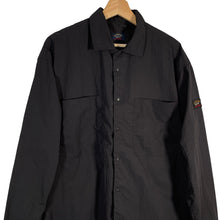 Load image into Gallery viewer, Paul and Shark Navy Econyl Nylon Metal Overshirt - Large (L) PTP 23.5&quot;
