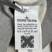 Load image into Gallery viewer, Stone Island Grey Crew Neck Logo Sweater - Extra Large (XL) PTP 23.25&quot;
