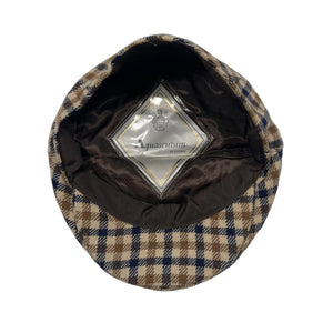 Aquascutum Classic House Check Flat Cap - Medium (M)