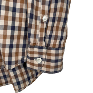 Aquascutum House Check Long Sleeved Shirt - Medium (M) PTP 20.5"