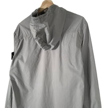 Load image into Gallery viewer, Stone Island Grey Double Pocket Lightweight Hooded Overshirt - Large (L) PTP 22&quot;
