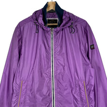 Load image into Gallery viewer, Paul and Shark Purple Hooded Logo Jacket - Medium (M) PTP 21.5&quot;
