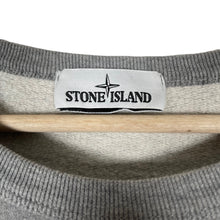 Load image into Gallery viewer, Stone Island Grey Crew Neck Logo Sweater - Extra Large (XL) PTP 23.25&quot;
