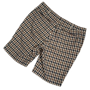 Aquascutum House Check Vicuna Shorts - W 36"