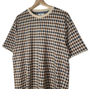Aquascutum House Check Short Sleeved T-Shirt - Extra Large (XL) PTP 22"