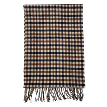 Load image into Gallery viewer, Aquascutum Classic House Check 100% Lambswool Scarf - One Size Fits All
