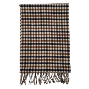 Aquascutum Classic House Check 100% Lambswool Scarf - One Size Fits All