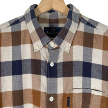 Load image into Gallery viewer, Aquascutum Block Check Flannel Long Sleeved Shirt - Extra Large (XL) PTP 22&quot;
