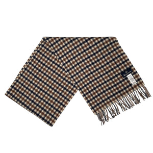 Aquascutum Classic House Check 100% Lambswool Scarf - One Size Fits All