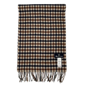 Aquascutum Classic House Check 100% Lambswool Scarf - One Size Fits All