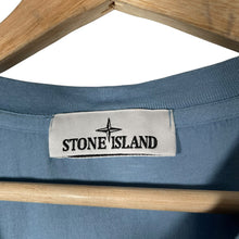 Load image into Gallery viewer, Stone Island Light Blue Short Sleeved Logo T-Shirt - Double Extra Large (XXL) PTP 24&quot;
