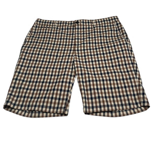 Aquascutum House Check Vicuna Shorts - W 36"