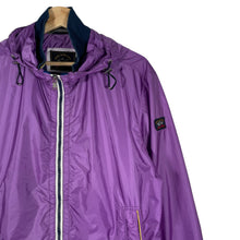 Load image into Gallery viewer, Paul and Shark Purple Hooded Logo Jacket - Medium (M) PTP 21.5&quot;
