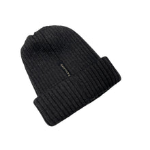 Load image into Gallery viewer, Paul and Shark Bretagne Grey 100% Wool Ribbed Beanie Hat - One Size Fits All
