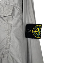 Load image into Gallery viewer, Stone Island Grey Double Pocket Lightweight Hooded Overshirt - Large (L) PTP 22&quot;
