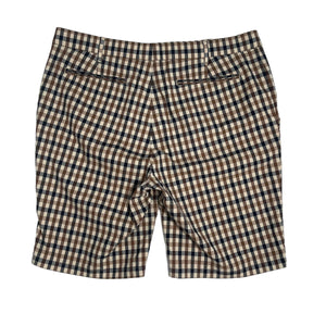 Aquascutum House Check Vicuna Shorts - W 36"