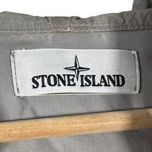 Load image into Gallery viewer, Stone Island Grey Double Pocket Lightweight Hooded Overshirt - Large (L) PTP 22&quot;
