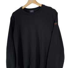 Load image into Gallery viewer, Paul and Shark Black Crew Neck Sweater - Medium (M) PTP 20&quot;
