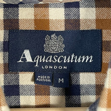 Load image into Gallery viewer, Aquascutum House Check Flannel Long Sleeved Shirt - Medium (M) PTP 20.75&quot;
