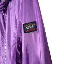 Load image into Gallery viewer, Paul and Shark Purple Hooded Logo Jacket - Medium (M) PTP 21.5&quot;
