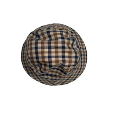 Load image into Gallery viewer, Aquascutum House Check / Navy Reversible Bucket Hat - One Size Fits All
