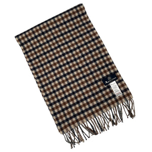 Aquascutum Classic House Check 100% Lambswool Scarf - One Size Fits All