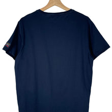 Load image into Gallery viewer, Paul and Shark Navy Short Sleeved Logo T-Shirt - Large (L) PTP 20&quot;
