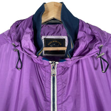 Load image into Gallery viewer, Paul and Shark Purple Hooded Logo Jacket - Medium (M) PTP 21.5&quot;
