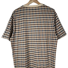 Load image into Gallery viewer, Aquascutum House Check Short Sleeved T-Shirt - Extra Large (XL) PTP 22&quot;

