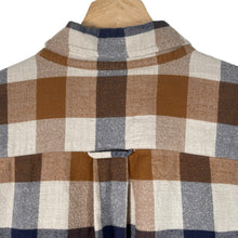 Load image into Gallery viewer, Aquascutum Block Check Flannel Long Sleeved Shirt - Extra Large (XL) PTP 22&quot;
