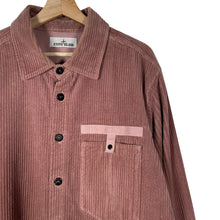Load image into Gallery viewer, Stone Island Rose Corduroy Chest Pocket Overshirt - Extra Large (XL) PTP 24&quot;
