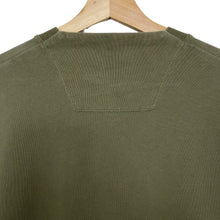 Load image into Gallery viewer, C.P Company Green Crew Neck Logo Sweater - Medium (M) PTP 21&quot;
