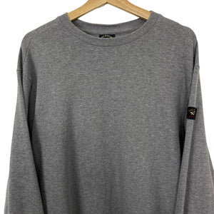 Paul and Shark Grey Crew Neck Sweater - Large (L) PTP 24"