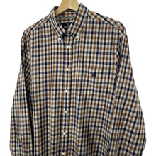 Load image into Gallery viewer, Aquascutum House Check Long Sleeved Shirt - Extra Large (XL) PTP 23&quot;
