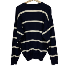 Load image into Gallery viewer, Paul and Shark Bretagne Striped Crew Neck Sweater - Large (L) PTP 24.5&quot;
