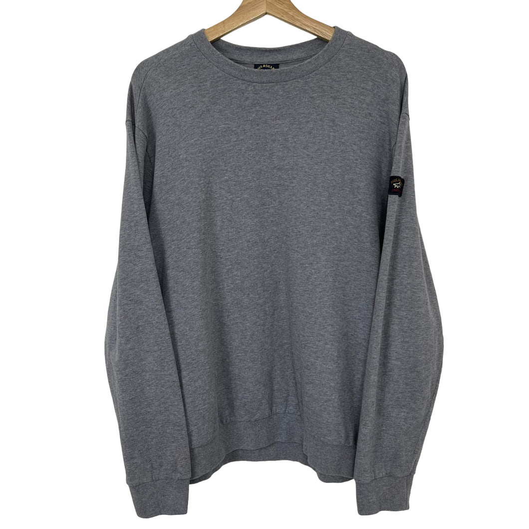 Paul and Shark Grey Crew Neck Sweater - Large (L) PTP 24