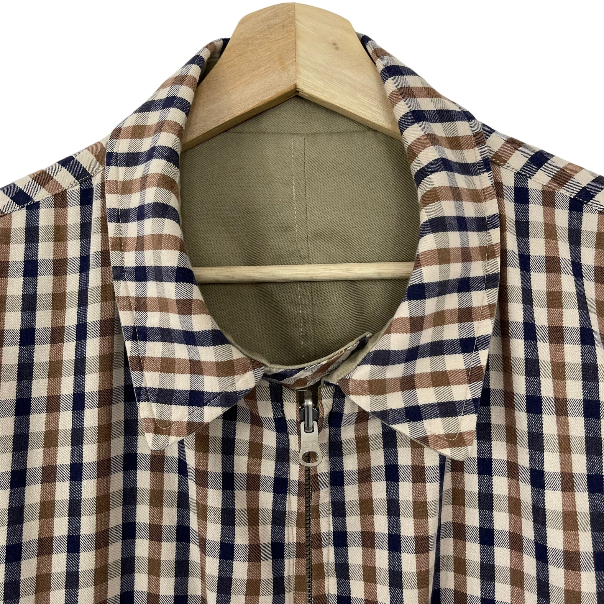 Aquascutum Reversible Harrington Jacket Large L PTP 22.5