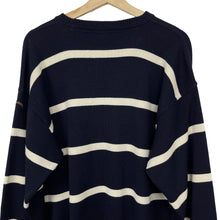 Load image into Gallery viewer, Paul and Shark Bretagne Striped Crew Neck Sweater - Large (L) PTP 24.5&quot;
