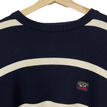 Load image into Gallery viewer, Paul and Shark Bretagne Striped Crew Neck Sweater - Large (L) PTP 24.5&quot;
