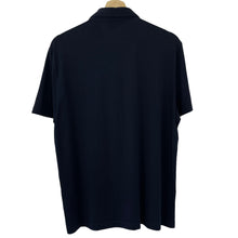 Load image into Gallery viewer, Aquascutum Navy / Block Check Short Sleeved Polo - Large (L) PTP 21.5&quot;
