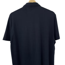 Load image into Gallery viewer, Aquascutum Navy / Block Check Short Sleeved Polo - Large (L) PTP 21.5&quot;
