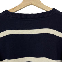 Load image into Gallery viewer, Paul and Shark Bretagne Striped Crew Neck Sweater - Large (L) PTP 24.5&quot;
