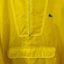 Load image into Gallery viewer, Vintage Yellow Lacoste Izod Half Zip Cagoule - Small (S) PTP 21.25&quot;
