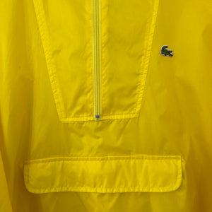 Vintage Yellow Lacoste Izod Half Zip Cagoule - Small (S) PTP 21.25"