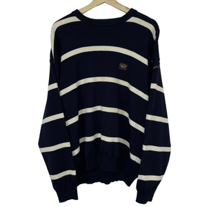 Paul and Shark Bretagne Striped Crew Neck Sweater - Large (L) PTP 24.5"