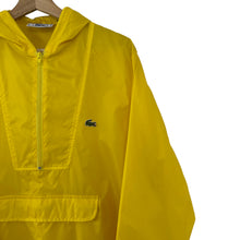 Load image into Gallery viewer, Vintage Yellow Lacoste Izod Half Zip Cagoule - Small (S) PTP 21.25&quot;
